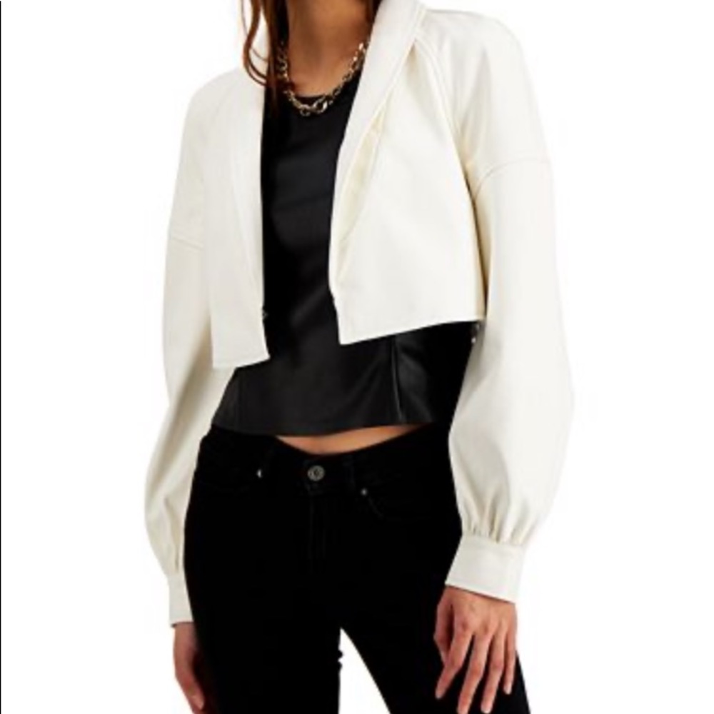 Inc. Brand Leather Blazer